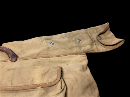 Vintage Canvas/Leather Takedown Shotgun Carry Case