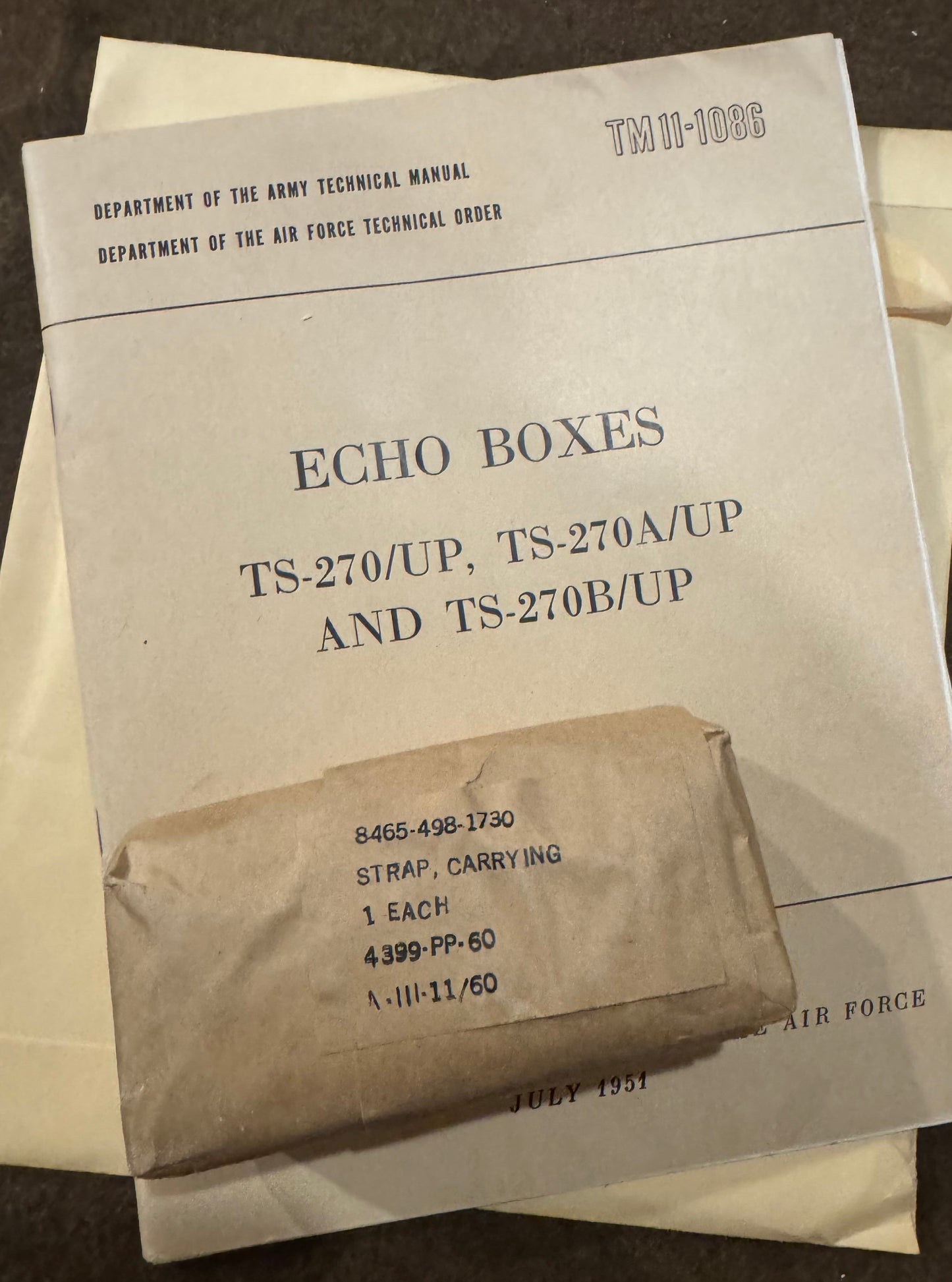 Original NOS U.S. military Echo Box TS-270B/UP