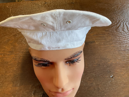 WWII USN/USMC White Visor Cap Cover