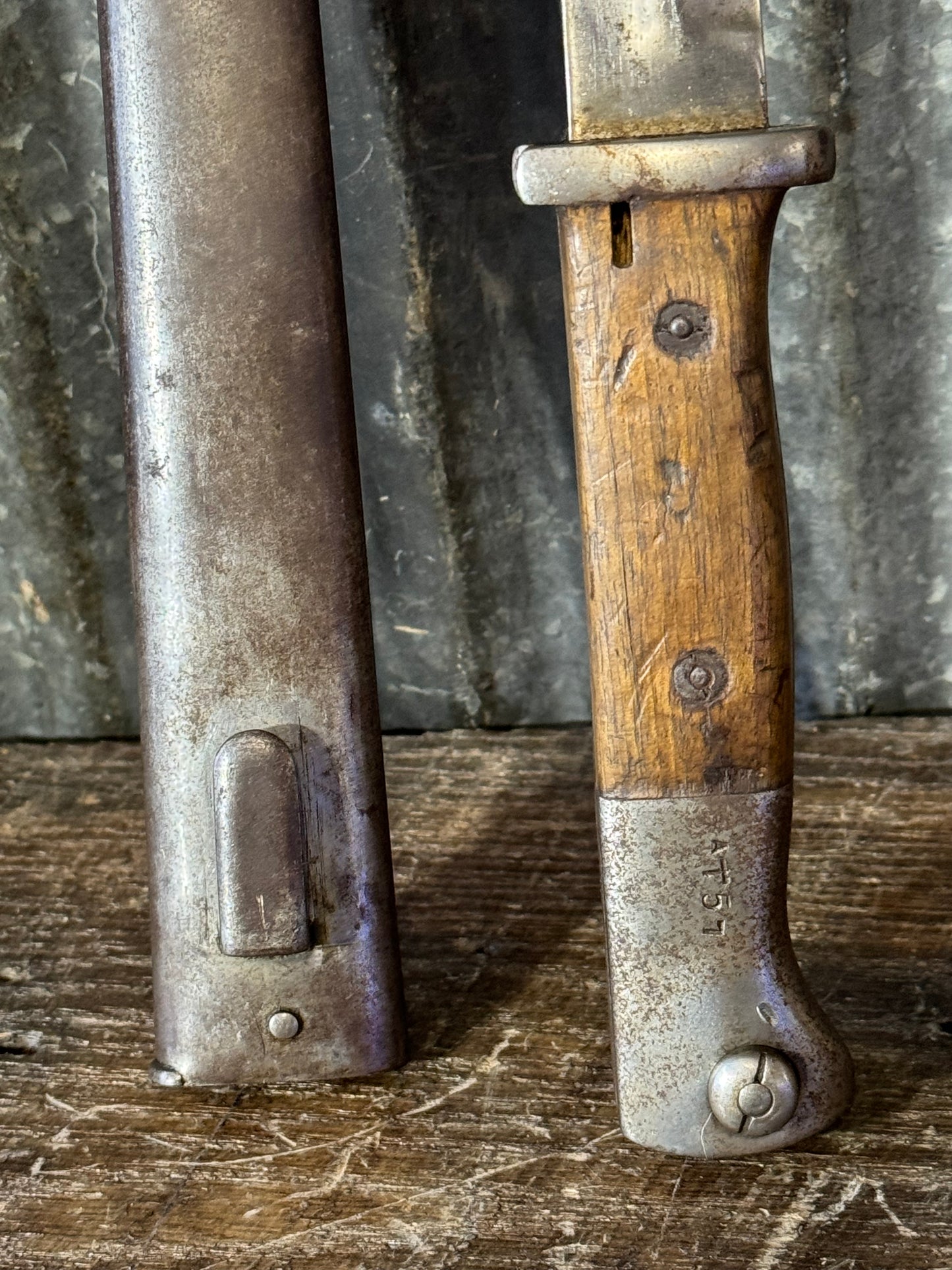 Unmarked k98 bayonet WWII