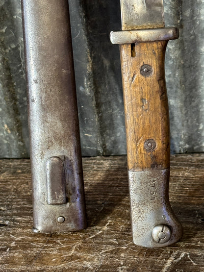 Unmarked k98 bayonet WWII