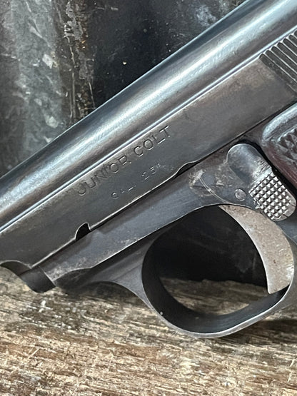 Colt Junior .25 ACP Semi-Automatic Pistol – Original Box – 2 Magazines