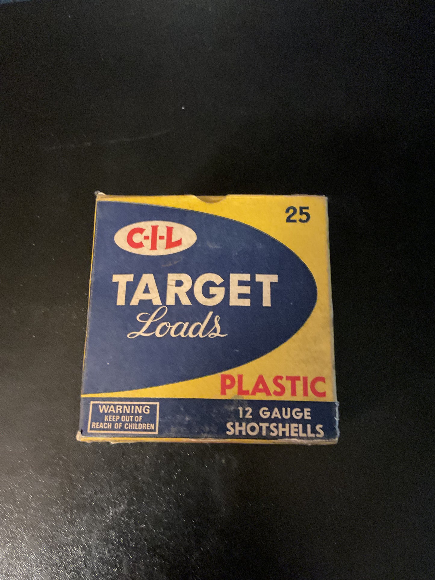 Vintage C-I-L 12 Gauge Target Loads — Full Box of 25