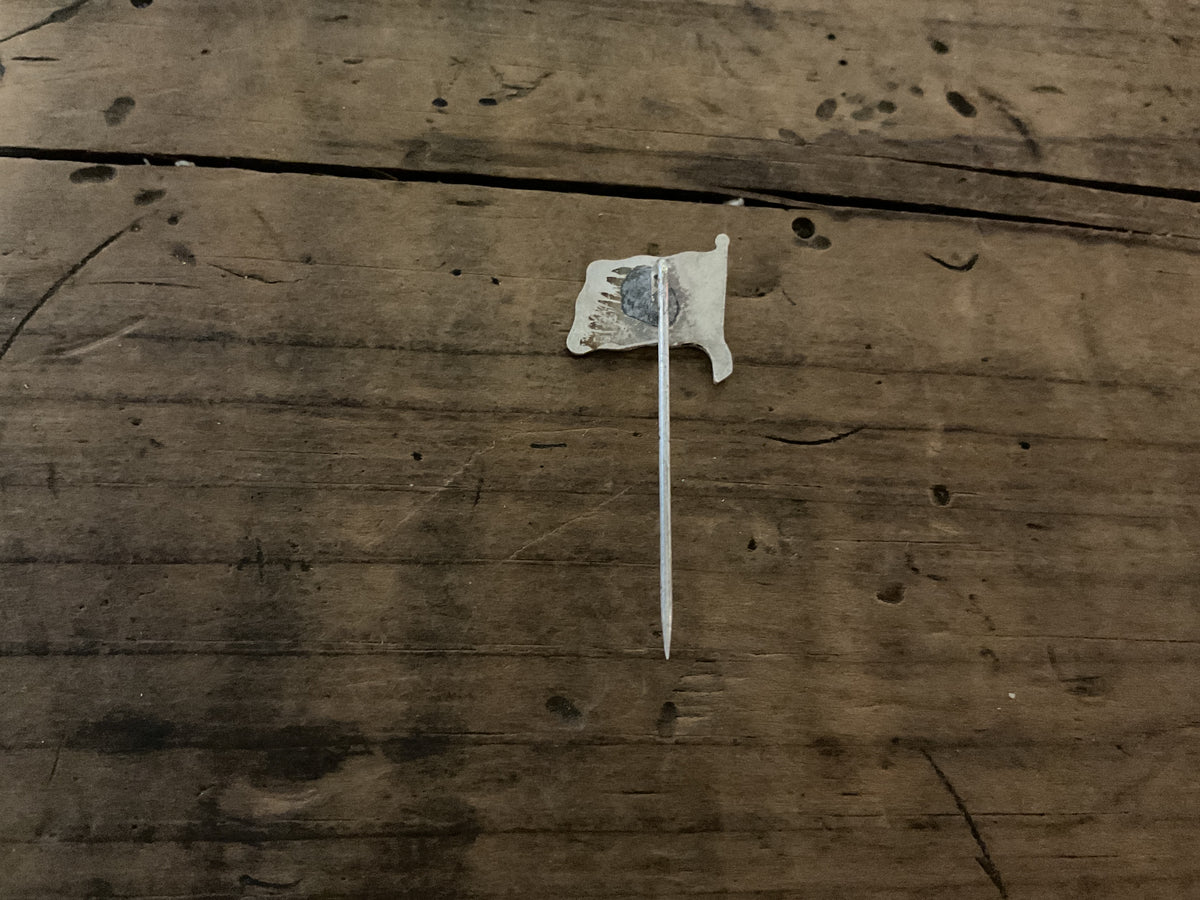 Original WWII German NSDAP Party Flag Enamel Stickpin