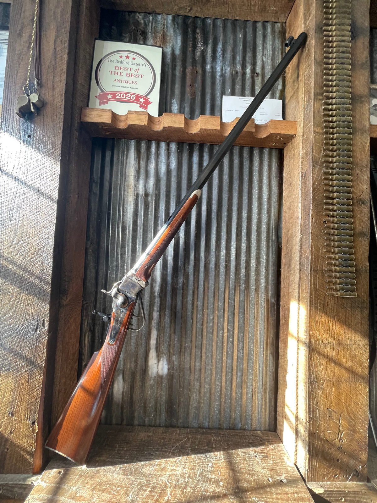 Cimarron Billy Dixon 1874 Sharps .45-70 – Pedersoli Made – Tang Peep Sight – LAYAWAY ONLY!