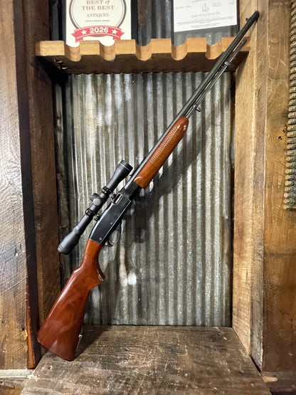 Remington Model 572 Fieldmaster .22 LR Pump Action Rifle with Tasco Scope