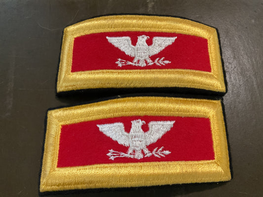 Army Signal Corps Colonel Shoulder Boards