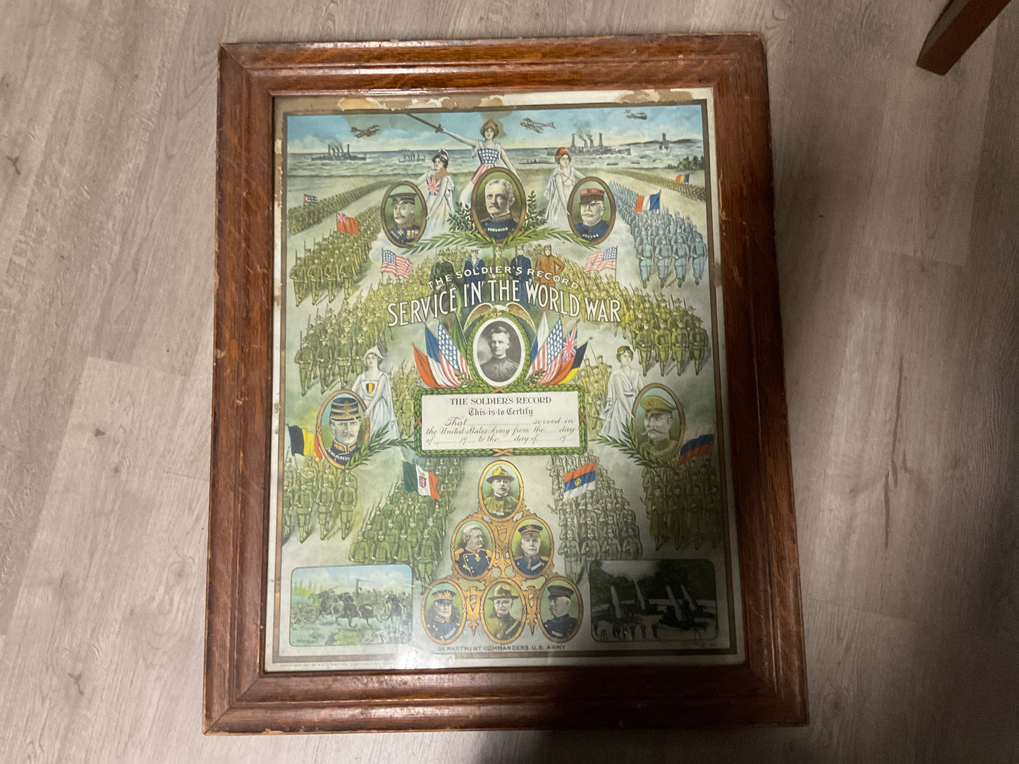 WWI “The Soldiers Record” Designed by A.F. Harlow