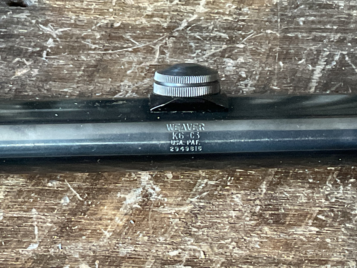 Vintage Weaver K6-C3 6x Rifle Scope