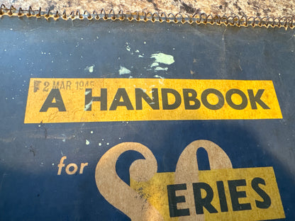 WWII Raytheon “A Handbook for S Series Radar” – 1945 – Restricted