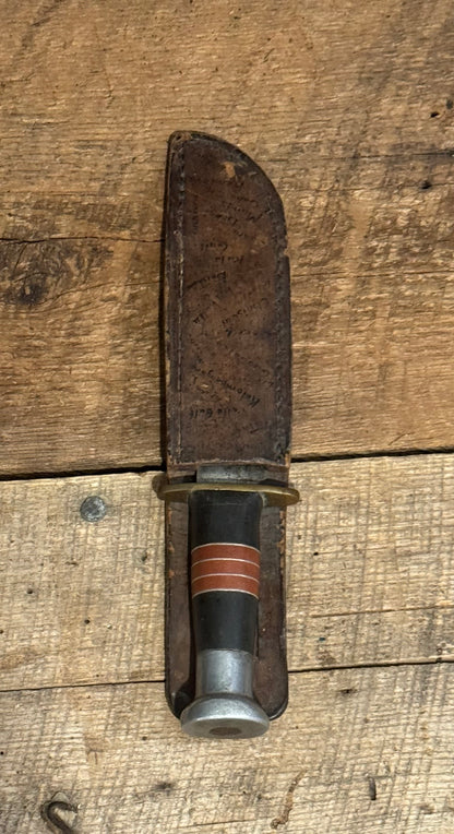 WWII Theatre Knife-Black & Red