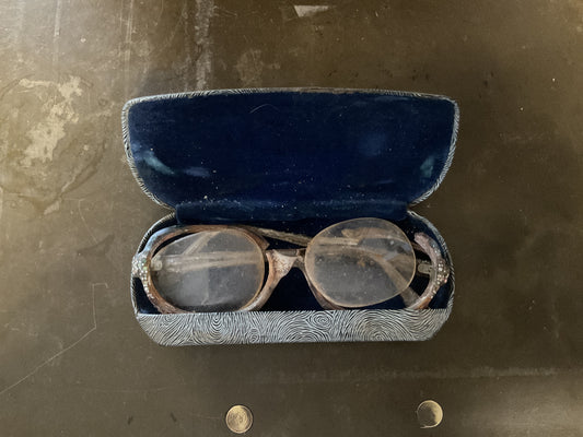 Antique Eyeglasses & Case
