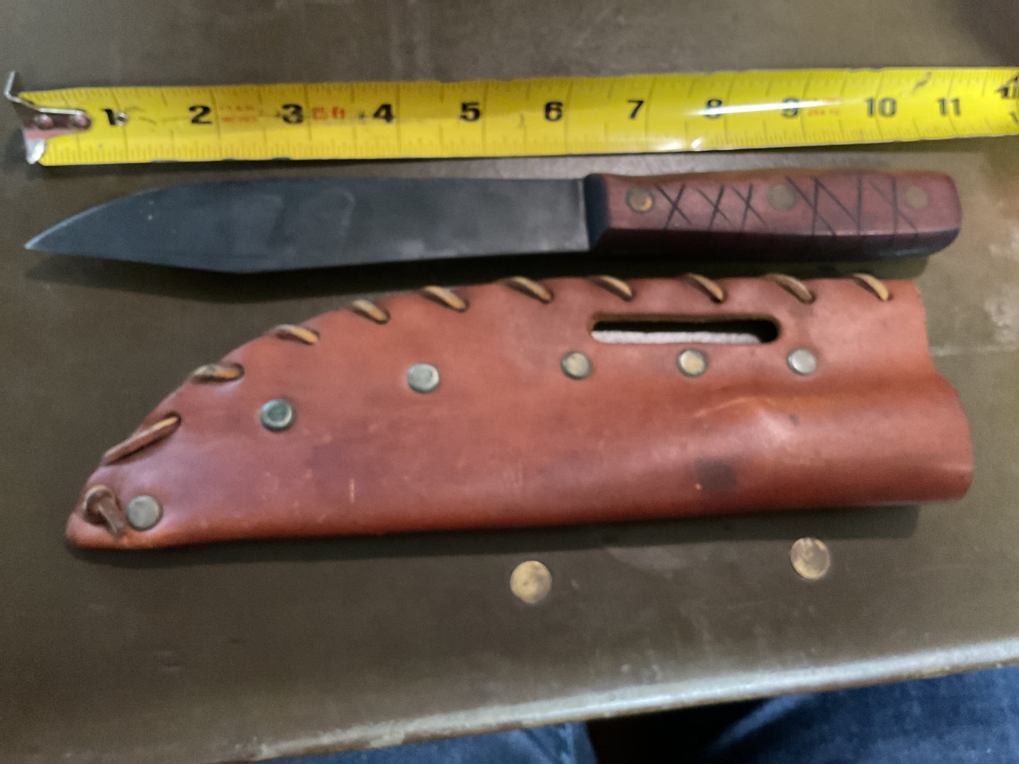 Vintage Mountain Man Bushcraft Knife