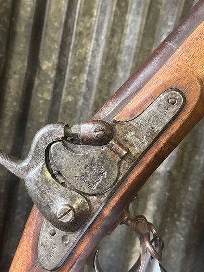 U.S. Springfield Model 1855 Rifle-Musket – Maynard Tape Primer – Pre-Civil War U.S. Military Rifle