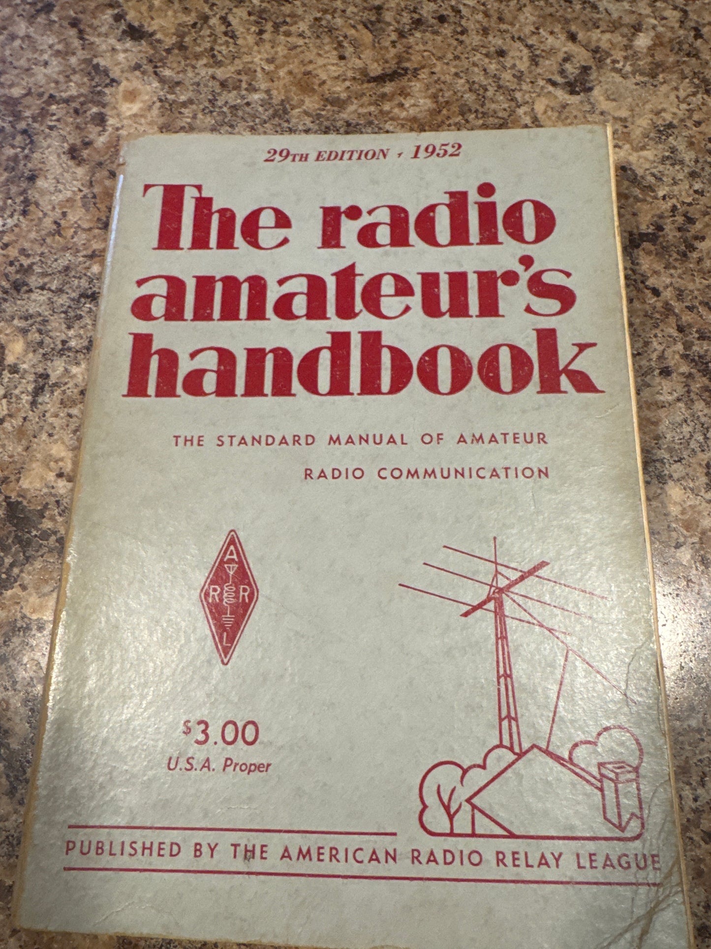 1952 ARRL Radio Amateur’s Handbook 29th Edition – Vintage Ham Radio Manual – Early Post-War