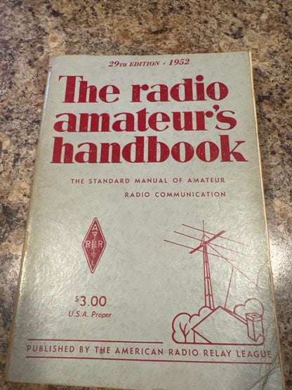 1952 ARRL Radio Amateur’s Handbook 29th Edition – Vintage Ham Radio Manual – Early Post-War