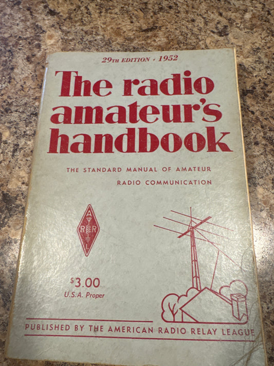 1952 ARRL Radio Amateur’s Handbook 29th Edition – Vintage Ham Radio Manual – Early Post-War