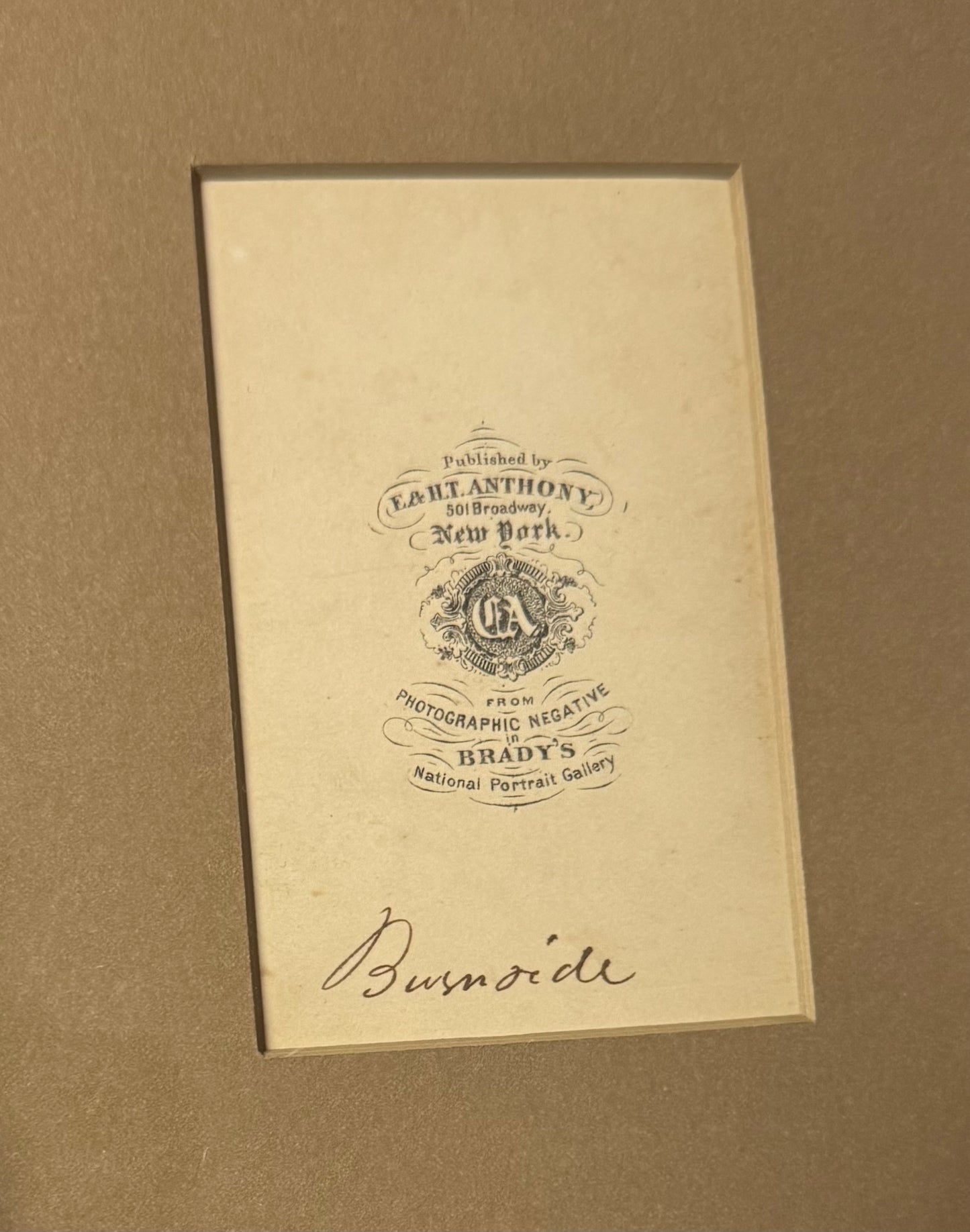 AMBROSE E. BURNSIDE — CIVIL WAR GENERAL ORDER & CDV