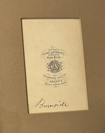 AMBROSE E. BURNSIDE — CIVIL WAR GENERAL ORDER & CDV