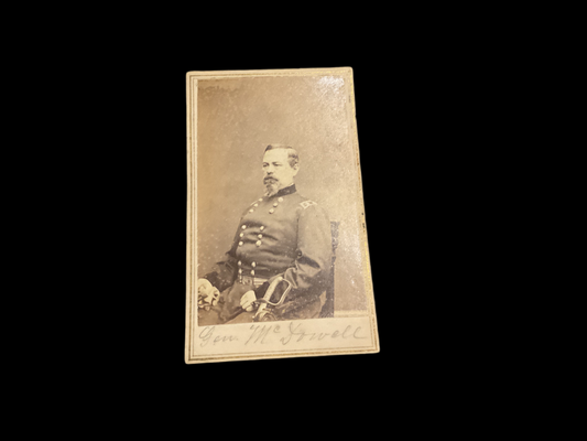 General McDowell CDV (Carte de Viste) seated