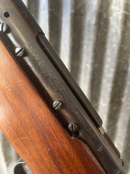 Savage Model 342 .22 Hornet – Bolt Action – Side-Mount Drilled