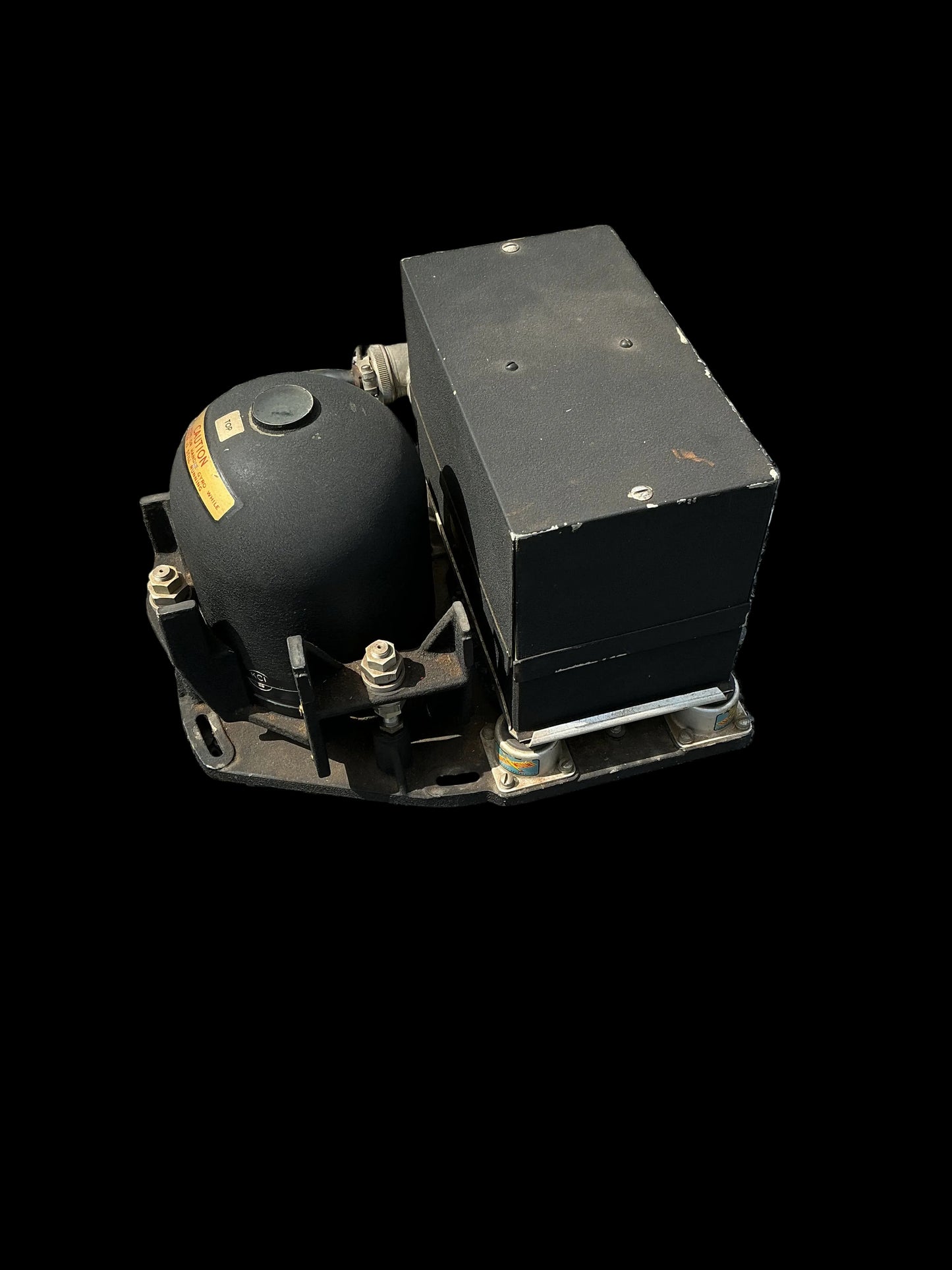 WWII Aircraft Gyro / Radar Stabilizer Unit – U.S. Military Aviation Component