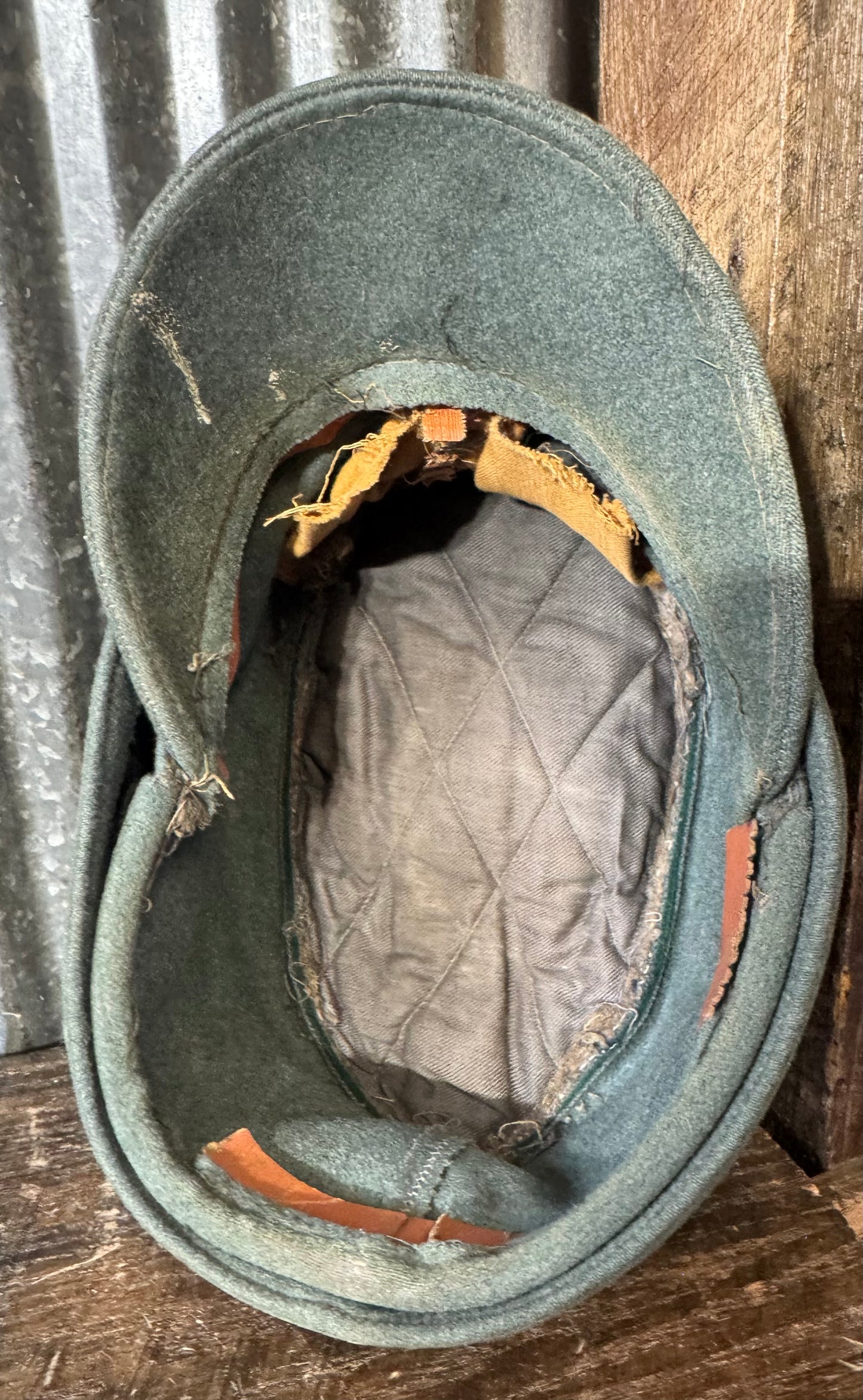 Original WWII German Heer M43 Field Cap – Army Mountain Troops / Jäger Style