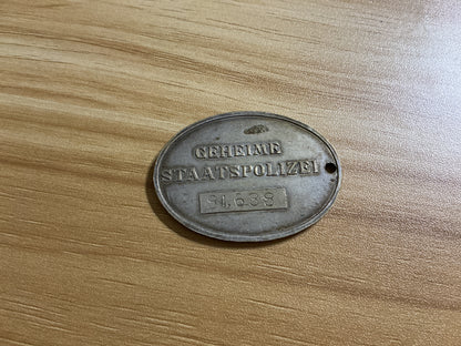 Reproduction Identification Disk Display Piece