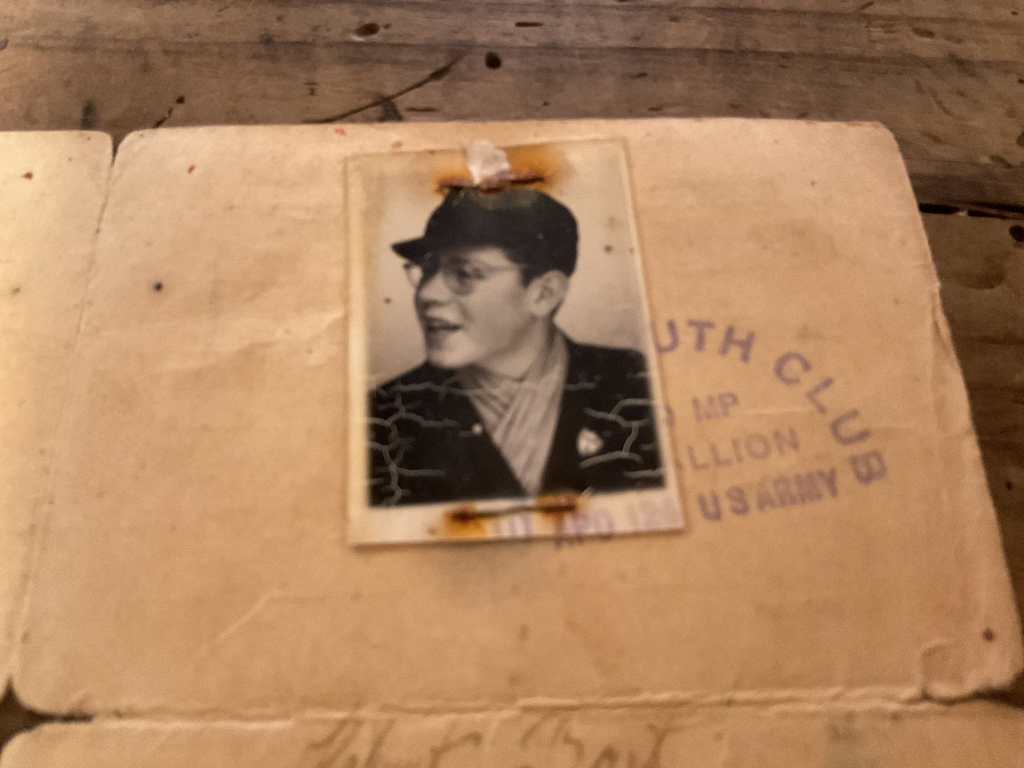 1947 U.S. Army Occupation of Germany 793rd Military Police Battalion “Eagle Youth Club” Membership Card-Named with Photograph