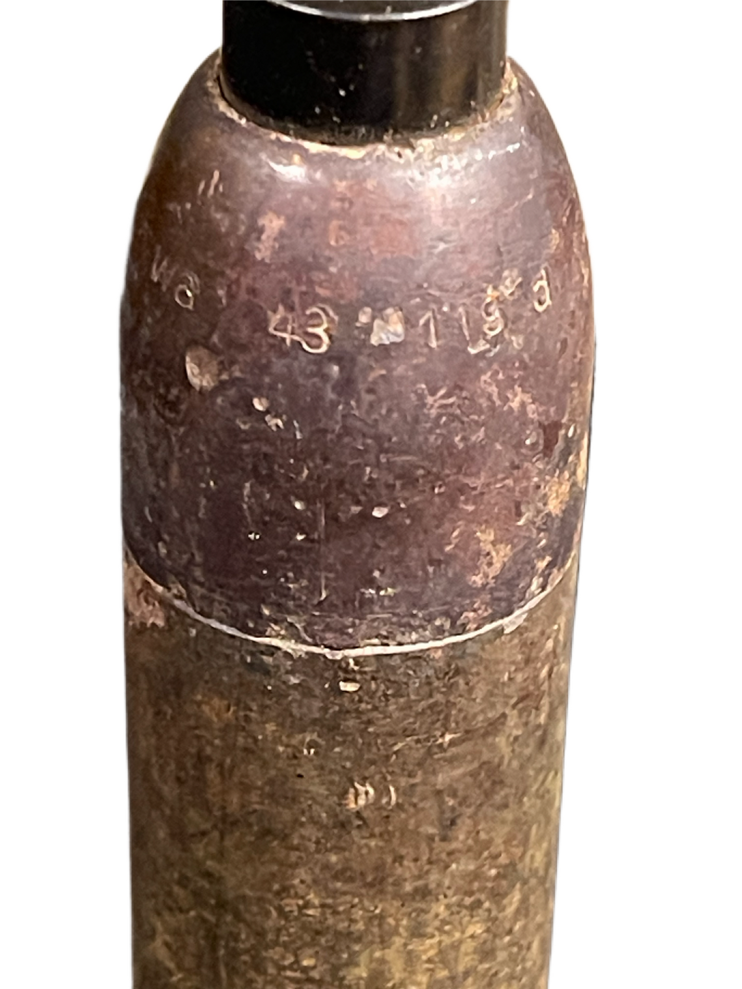 Original WWII German Mauser 98k Schießbecher Anti-Personnel Grenade Round – Dated 1943 (Inert)