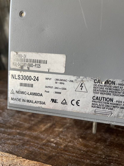 Nemic-Lambda NLS3000-24 Power Supply – 24V 125A 3000W Industrial Switching Supply