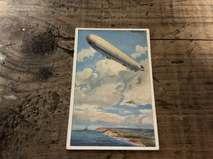 Original German Zeppelin Airship Postcard