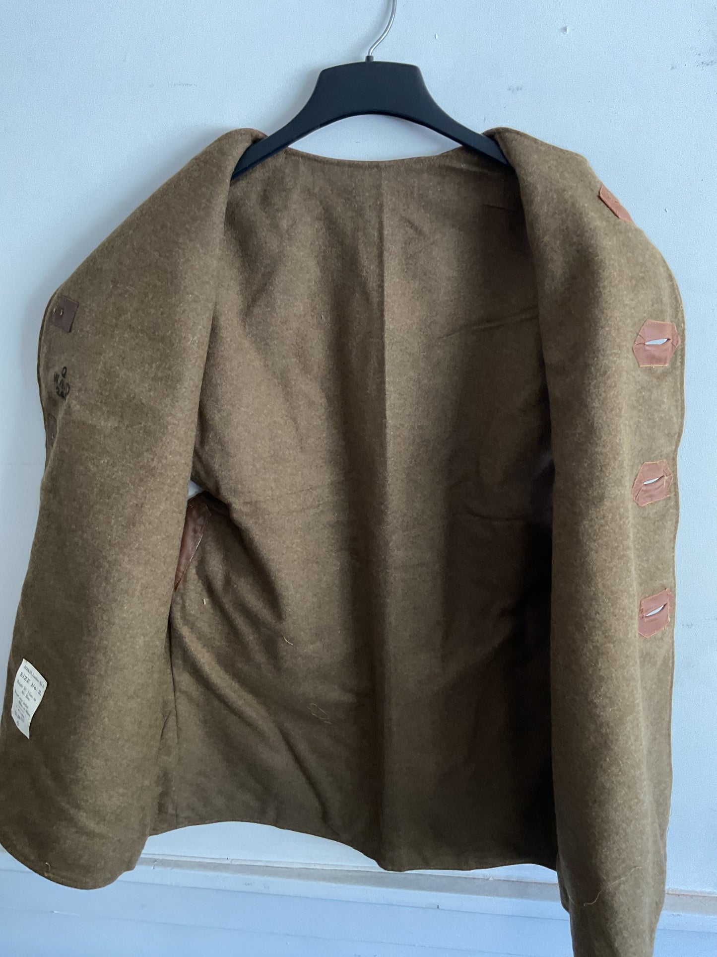 WWII British Jerkin Leather Vest