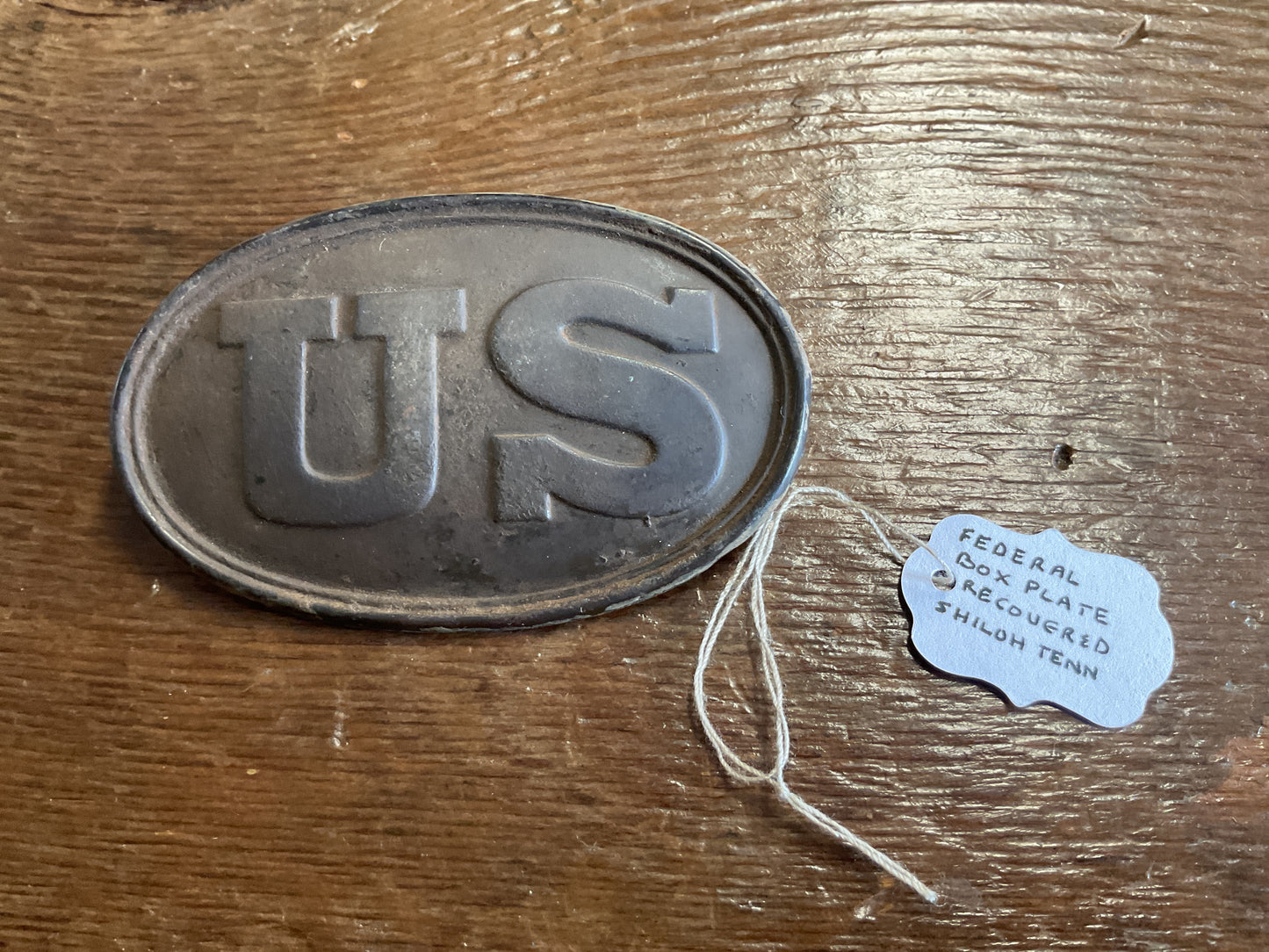 U.S. Civil War Cartridge Box Plate