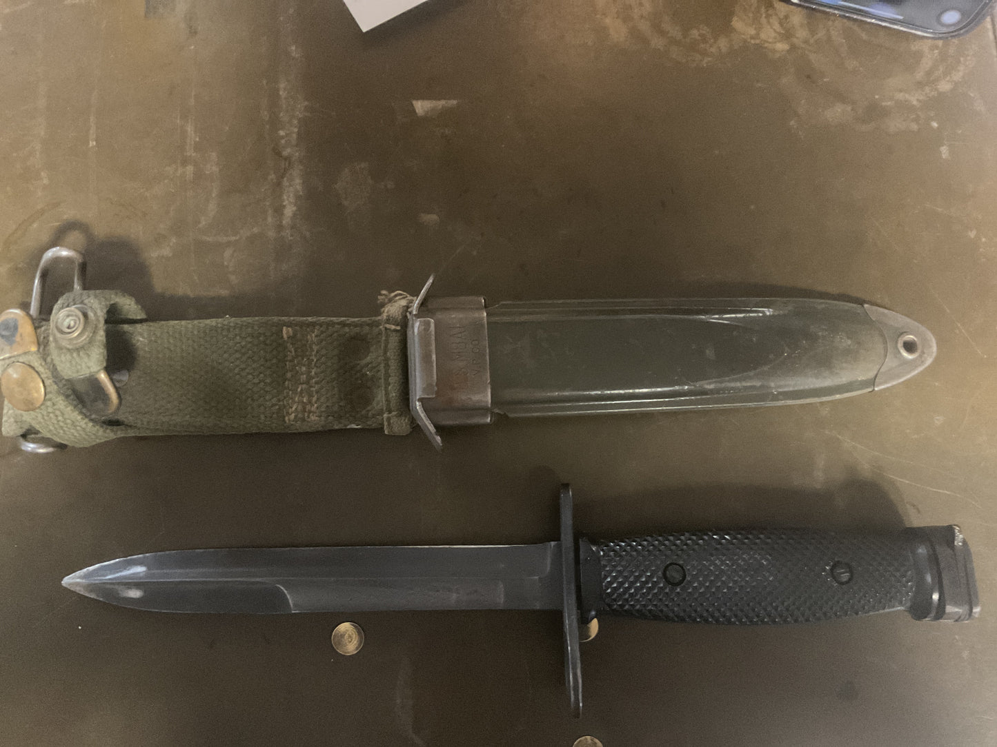 U.S. M7 Bayonet & Scabbard