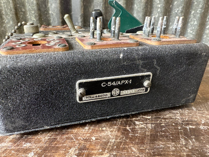 WWII C-54/APX-1 IFF Control Unit with MT-109/APX-1 Mount