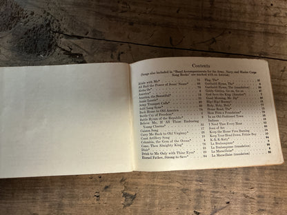 1918 U.S. Army Song Book-WWI War Dept Issued Pocket Song Book