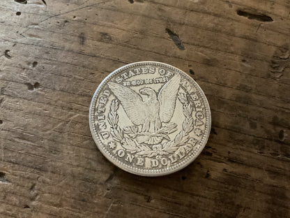 1878 Morgan Dollar Skull “Hobo Coin” Novelty Token-Skeleton Liberty Design