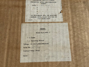 WWII-era U.S. Navy KY-3/APN-7 Radio Coder unit, marked 115V / 400 to 2400
