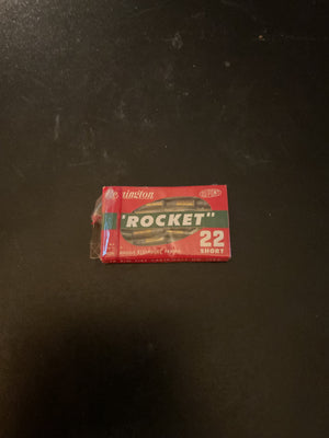 Vintage Remington Rocket .22 Short Rimfire Cartridges — 28-Round Pack with Original Wrapper