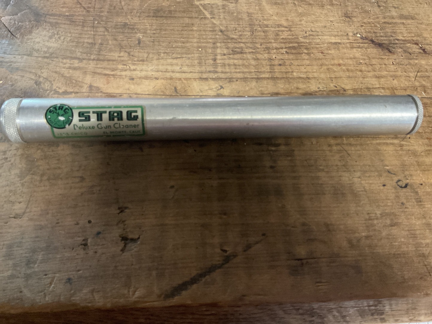 Vintage STAG Deluxe8 Gun Cleaner-Aluminum Cleaning Rod Kit-Made in the USA