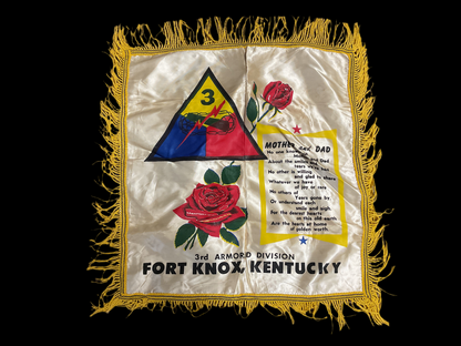 WWII Souvenir Pillow Cover