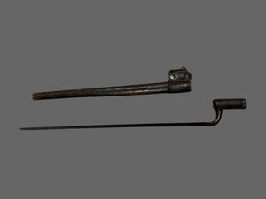Prussian M1809 Potsdam bayonet with partial scabbard