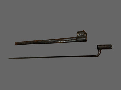 Prussian M1809 Potsdam bayonet with partial scabbard
