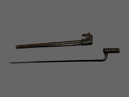 Prussian M1809 Potsdam bayonet with partial scabbard