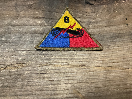 WWII 8th Armored Division Patch