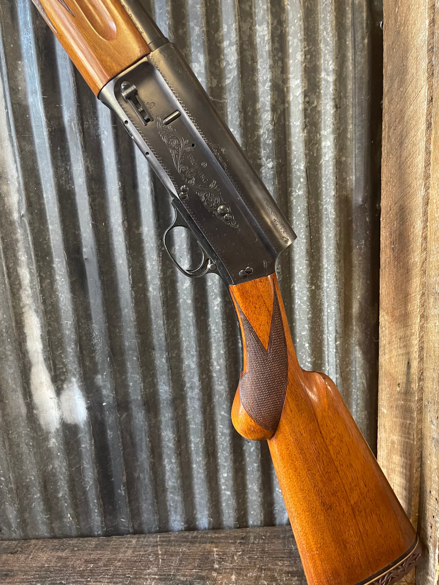 Browning Auto-5 Magnum 12 Gauge Semi-Auto Shotgun – Belgian Made, Vent Rib Barrel