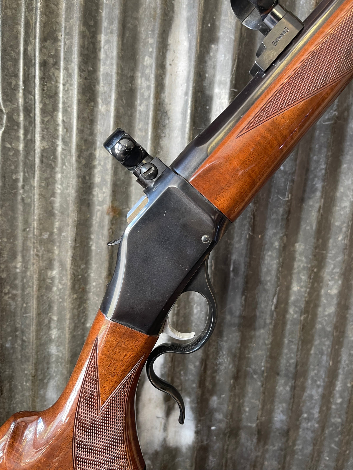 Browning B78 High Wall 6mm Remington – High Grade Single-Shot Rifle