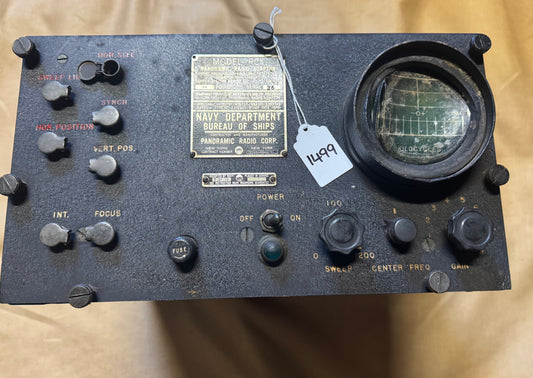 WWII Navy Bureau of Ships Model RCX Panoramic Radio Adaptor
