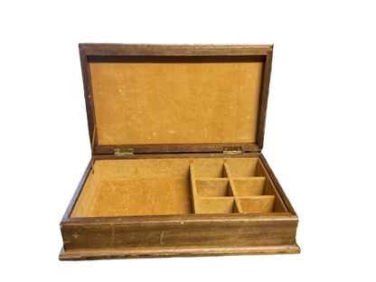 Vintage Wooden Jewelry Box